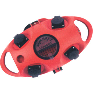 Mennekes Combinatie airkraft rood