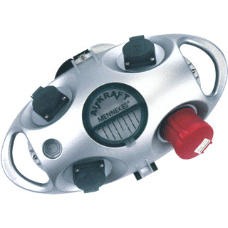 Mennekes Combinatie airkraft zilver