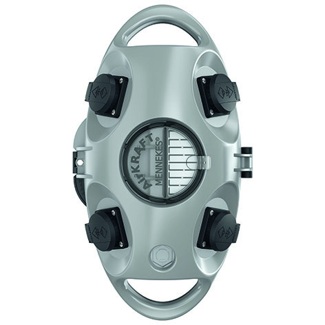 Mennekes Combinatie airkraft zilver