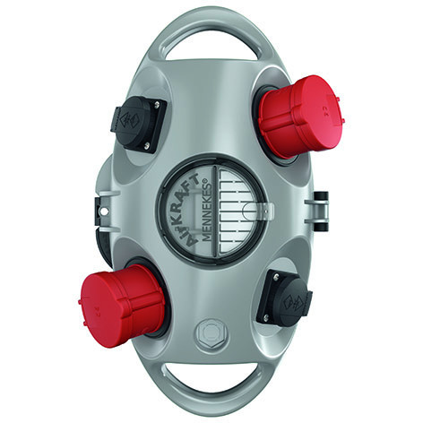 Mennekes Airkraft combinatie zilver ip44