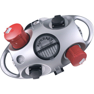 Mennekes Combinatie airkraft zilver