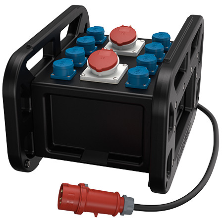 Mennekes Everbox grip verdeler 16a zwart