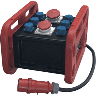 Mennekes Everbox grip verdeler 32a rood