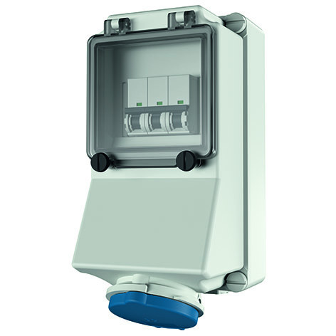 Mennekes Gezekerd WCD 16a3p 6H 230V ip44 + autom.