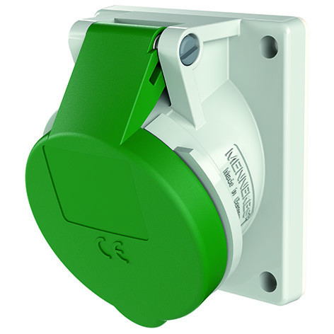 Mennekes Hoog frequent Inb.WCD 16a 3P 2H >50V >300HZ ip44 twin