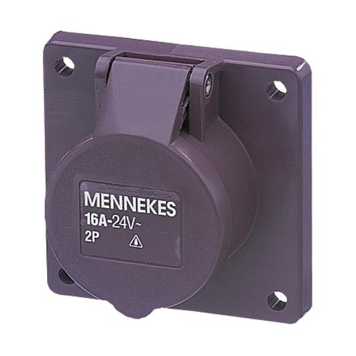 Mennekes Inb.wandcontactdoos 16a 3P 25V ip44