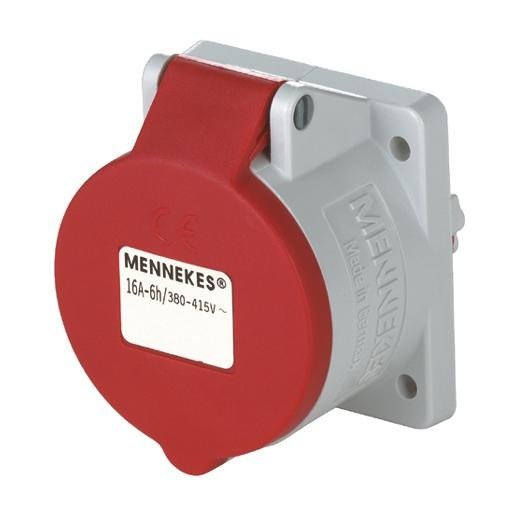 Mennekes Inb.WCD 16a 3P 9H 400V ip44 twincontact