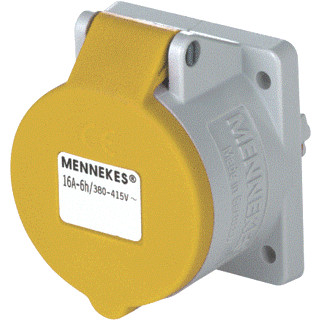 Mennekes Inb.WCD 16a 4P 4H 110V ip44 twincontact