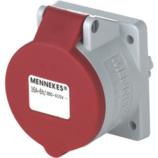 Mennekes Inb.WCD 16a 7P 6H 400V ip44 HW/VN