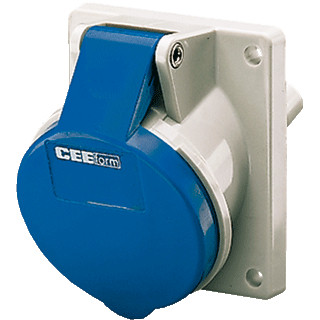 Mennekes Inbouwcontactdoos 16a 4P 9H 230V ip44