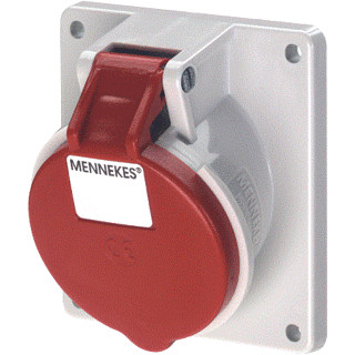 Mennekes Inbouwcontactdoos 32a 3P 9H 400V ip44