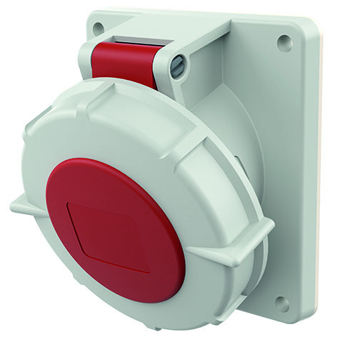 Mennekes Inbouwcontactdoos 32a 3P 9H 400V ip67