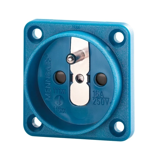 Mennekes SCHUKO® Inb.WCD 16a 2p+a 230V ip20 blauw