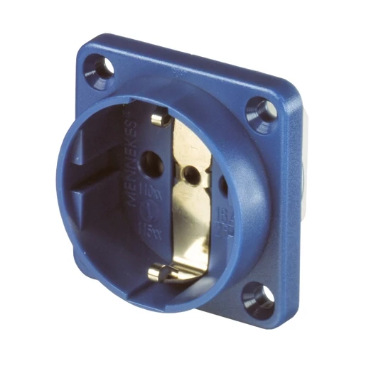 Mennekes SCHUKO® Inb.WCD 16a 2p+a 230V ip20 schuko blauw