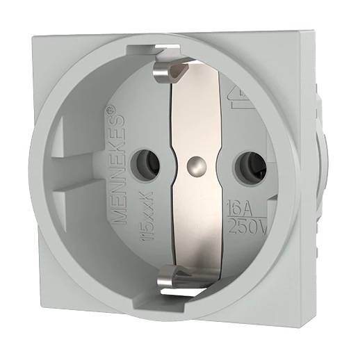 Mennekes Inb.WCD 16a2p+a 230V ip20 schuko grijs
