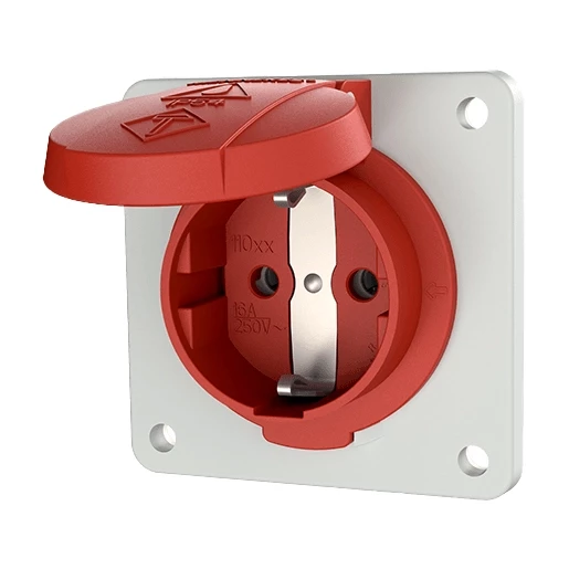 Mennekes Inb.WCD 16a2p+a 230V ip54 schuko rood