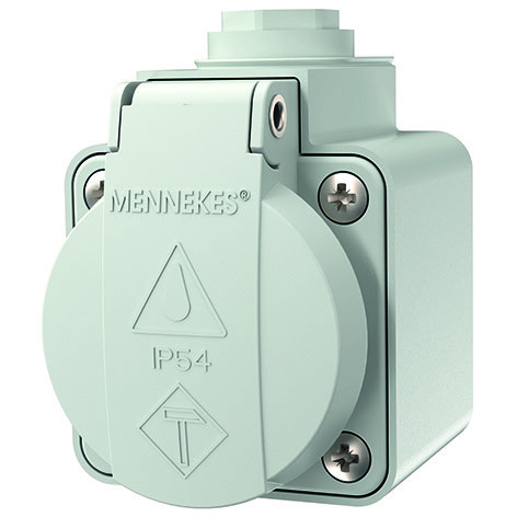 Mennekes SCHUKO® Wandcontactdoos 16a2p+pe ip44