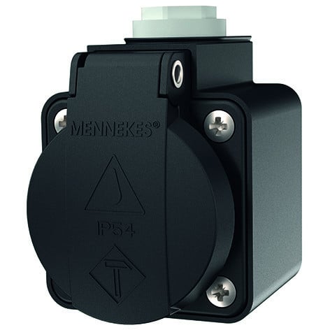 Mennekes SCHUKO® Wandcontactdoos 16a2p+pe ip44