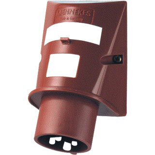 Mennekes Toestelcont.DS 32a4p 6H400V ip44 fasenw.