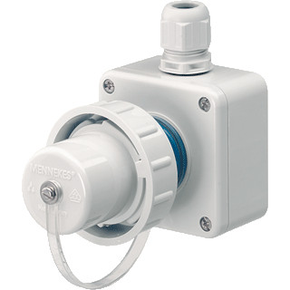 Mennekes Schuko toestelcontactstop pe blauw ip68