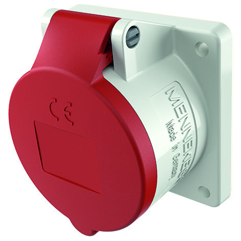 Mennekes TwinCONTACT Inb.WCD 32a 3P 9H 400V ip44 twin