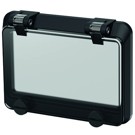 Mennekes Venster voor 6 modules volledig zwart