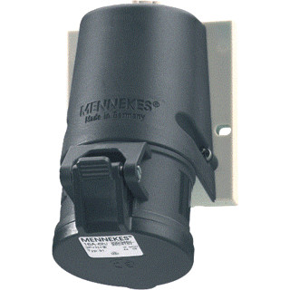 Mennekes Wandcontactdoos 16a 4P 7H 500V ip44 ta