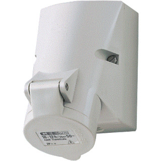 Mennekes Wandcontactdoos 16a 5P 1H >50V ip44