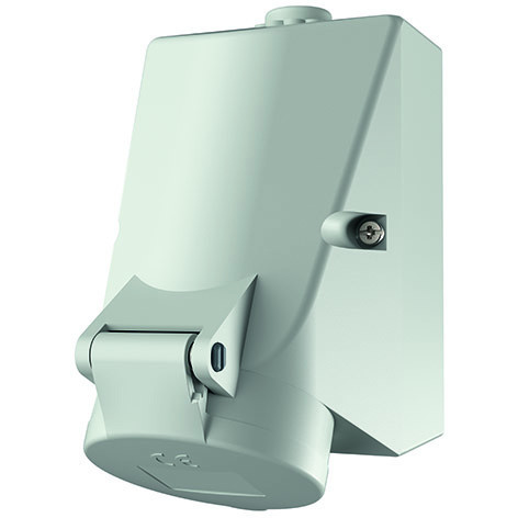 Mennekes Wandcontactdoos 16a 5P 1H >50V ip44