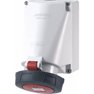 Mennekes Wandcontactdoos 63a 3P 9H 400V ip67