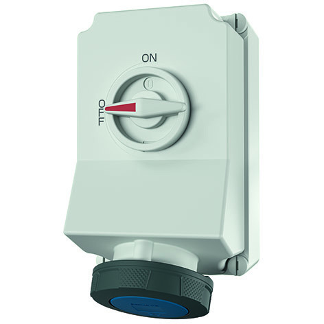 Mennekes Wandcontactdoos 63a 4P 9H 230V ip67 duo