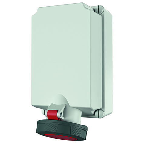 Mennekes Wandcontactdoos 63a 5P 6H 400V ip67
