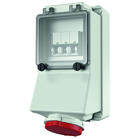 Mennekes WCD 16a 5P 6H 400V ip44 met automaat