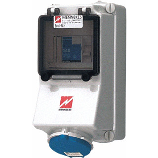 Mennekes WCD 16a3p 6H230V ip44 met aardlek