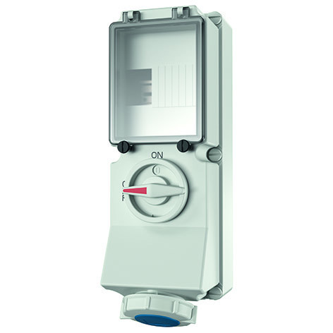 Mennekes WCD 16a3p 6H230V ip67 duo+rail