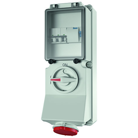 Mennekes WCD 16a5p 6H400V ip44 duo VV aard.+autom