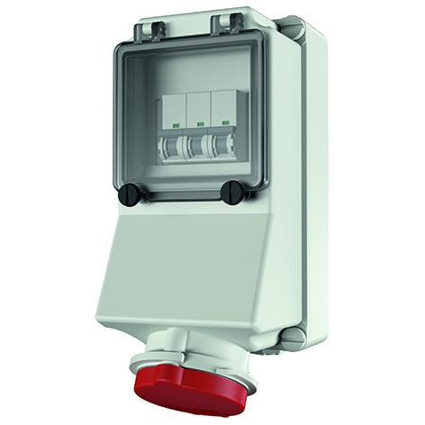 Mennekes WCD 32a 4P 6H 400V ip44 met automaat