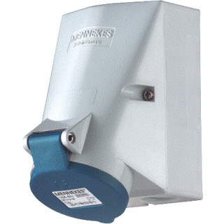 Mennekes WCD 32a 4P 9H 230V ip44 twincontact