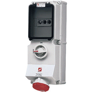 Mennekes WCD 32a 5P 6H 400V ip44 duo ,zek.D02