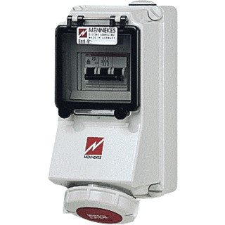 Mennekes WCD 32a5p 6H400V ip67 V.V.automaat