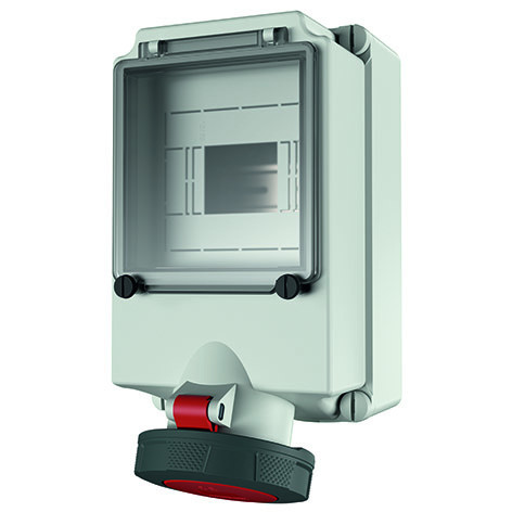 Mennekes WCD 63a 4P 6H 400V ip67+rail