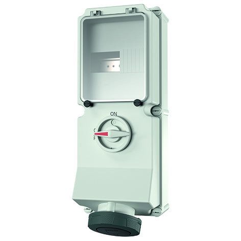 Mennekes WCD 63a 4P 7H 500V ip67 duo+rail