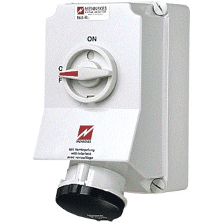 Mennekes WCD 63a4p 5H600-690V ip44 duo