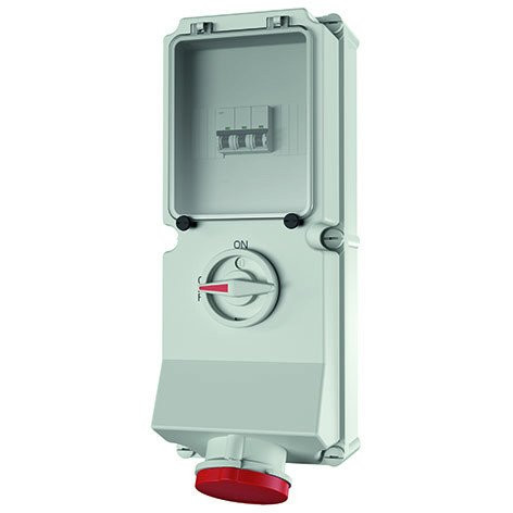 Mennekes WCD 63a4p 6H400V ip44 duo V.V.autom.