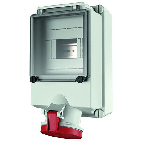 Mennekes WCD 63a4p 6H400V ip44 met rail