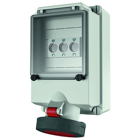 Mennekes WCD 63a5p 6H400V ip67 V.V.zekeringh D02