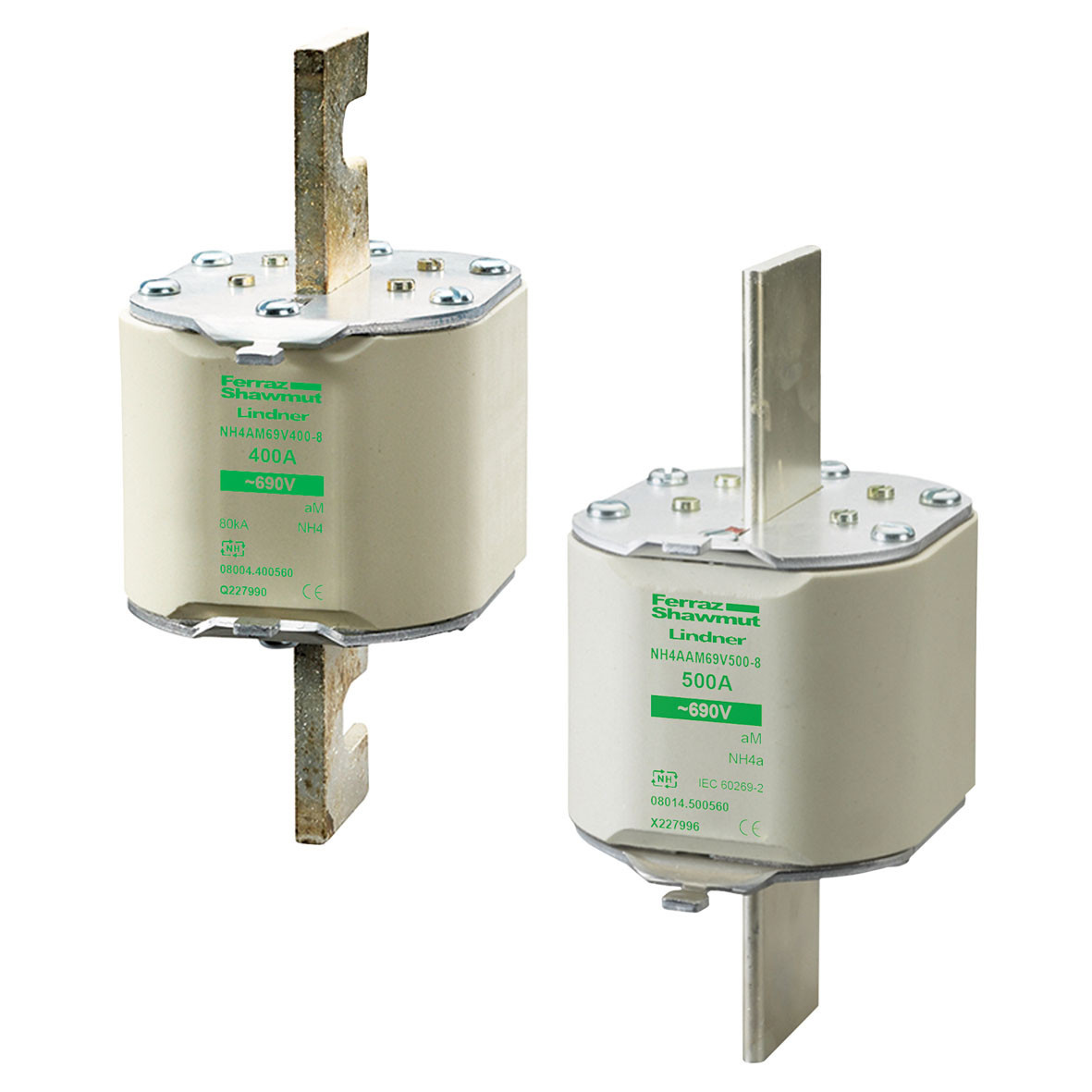 Mersen IEC NH zekeringen Zekering Maat nh4a am 690vac 630a niet-geïsoleerde trekoren bovenste