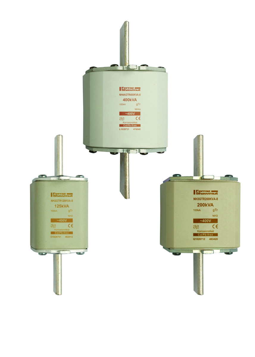 Mersen IEC NH zekeringen Zekering NH2 GTR 400vac 72a 50kva niet-geïsoleerde trekoren bovenste