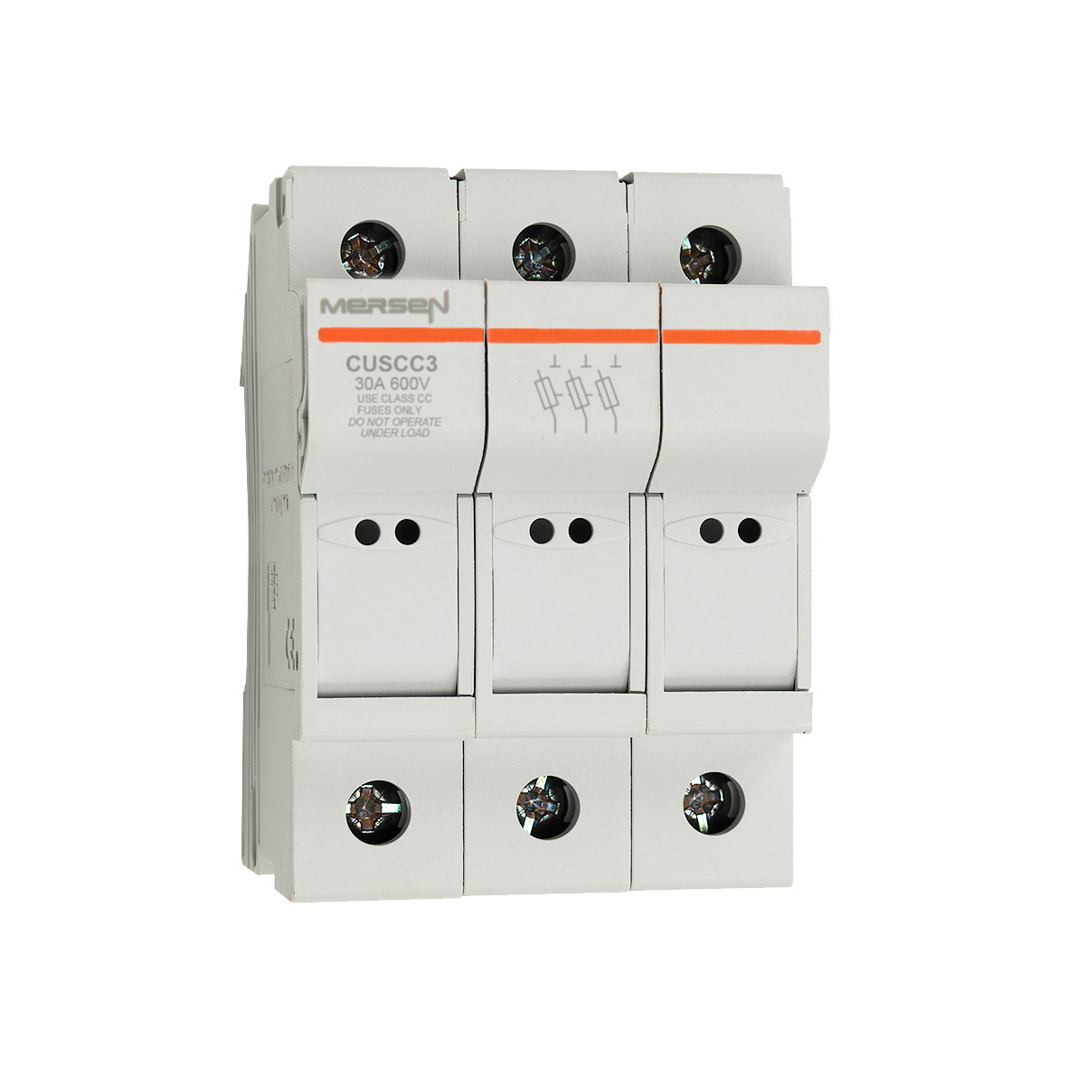 Mersen UL/CSA zekeringhouders Zekeringhouder 600vac 600VDC klasse CC 3-polig
