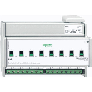 Merten 647895 schakelactor reg-K/8x230/16